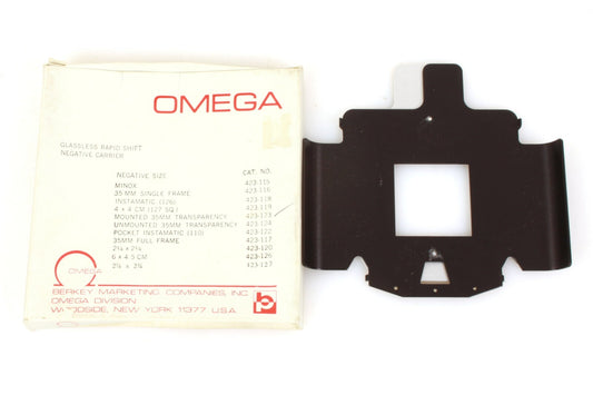 Omega Slide Carrier for B-22, B-66, B600 and C700 Enlargers #423-123 in Box