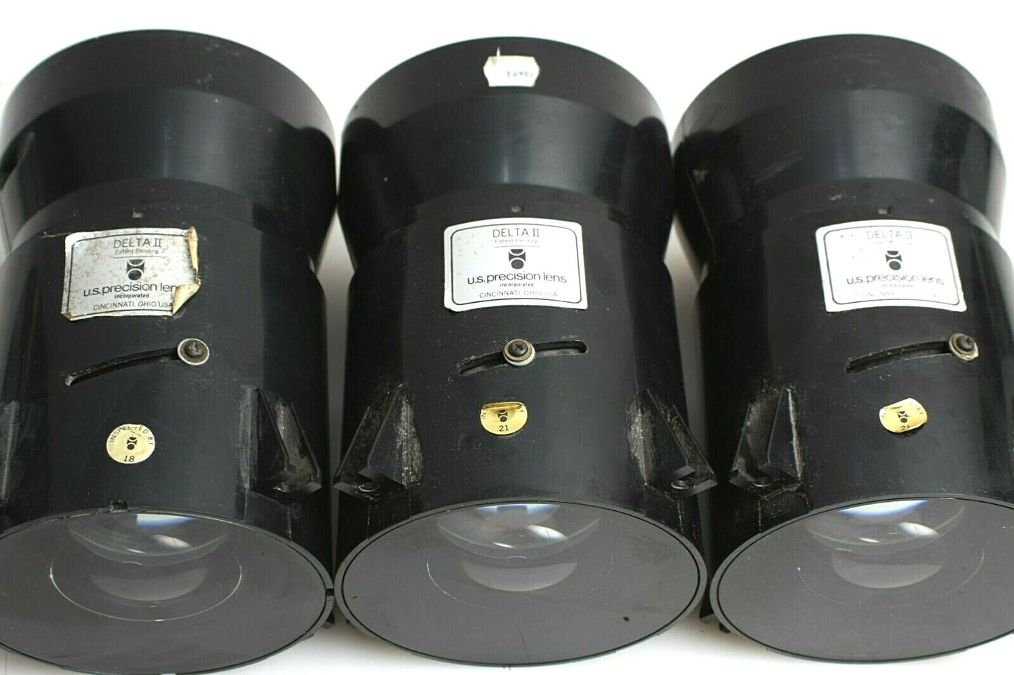 Vintage Cinabeam Delta II precision Lens - Set of 3