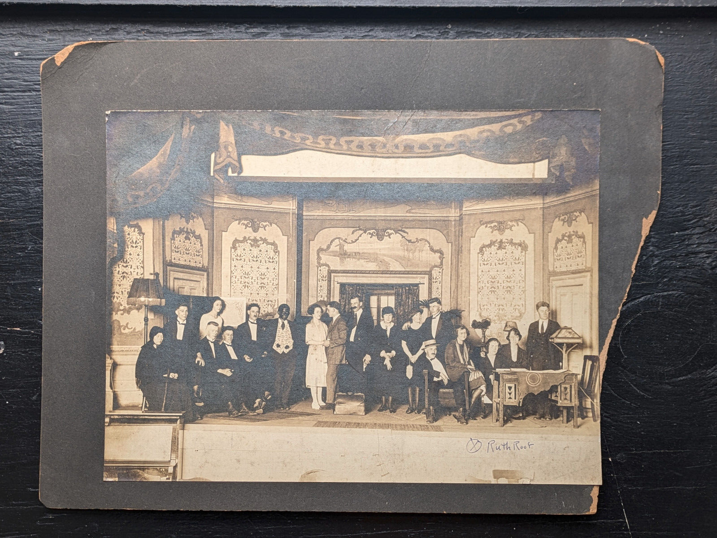 Minstrel Troup, Comedy on Stage, Vintage Photo