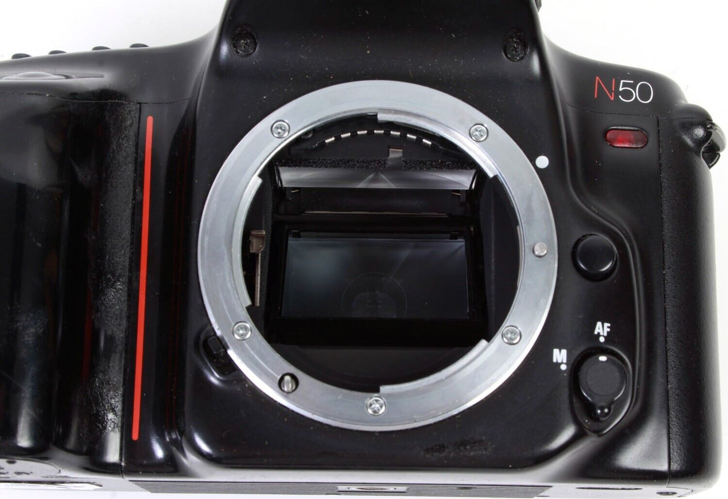 Nikon N50 35mm Camera Body w/ Cap & Batteries