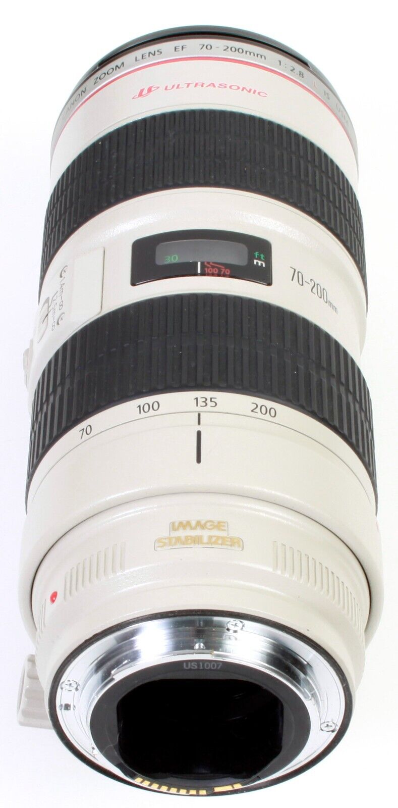 Canon EF 70-200mm f/2.8L IS USM Zoom Lens w/ Tripod Mount, Case, Hood & Box