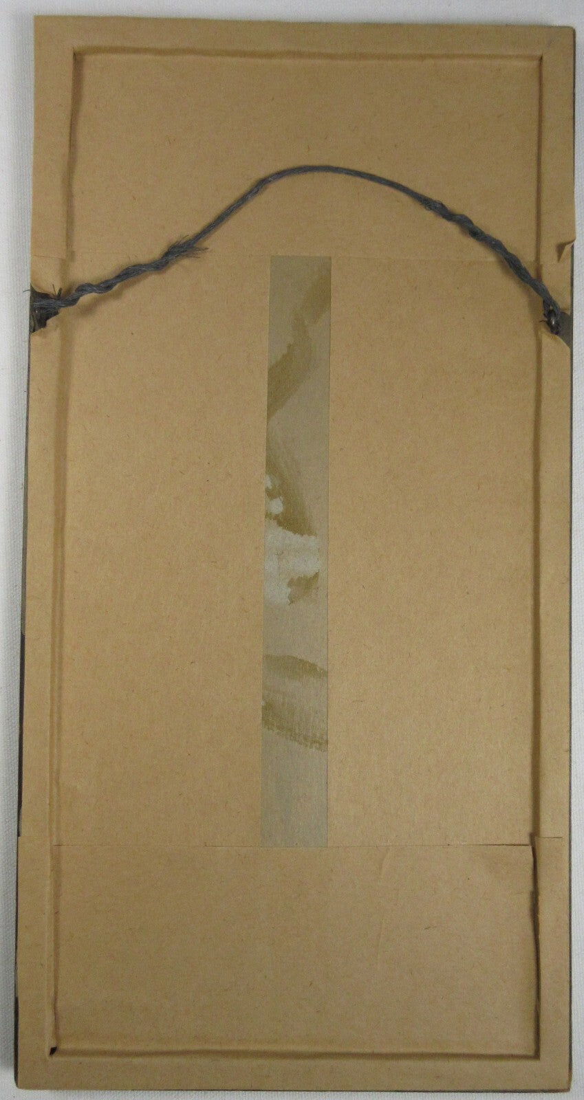 OLD FAITHFUL BY FRANK J. HAYNE. 9X3 TONED SILVER PRINT, 11.75X5.75 MAT/FRAME.