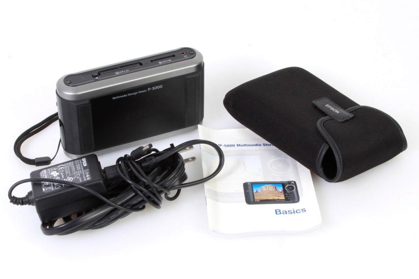 Epson P-3000 4.0 Inch Multimedia Storage & Accessories and Case