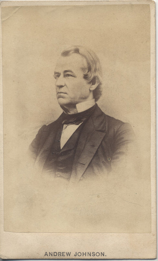 ORIGINAL CDV PORTRAIT OF PRESIDENT ANDREW JOHNSON
