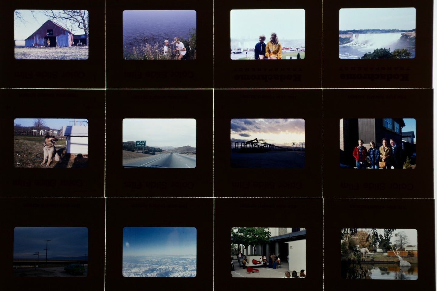 Pack of Six Found Boxes of 35mm Film Slides 150+