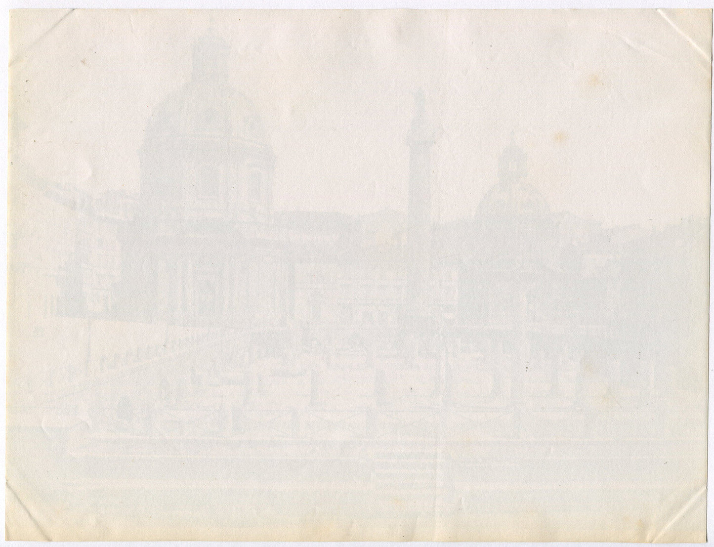 Vintage Photograph: Columns at Trajan, Italy - Unmounted Albumen Print, 8x10