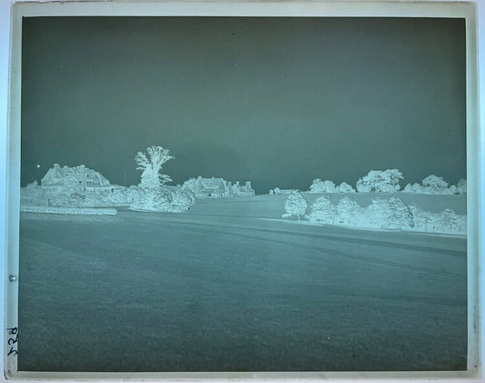 1913 NEGATIVE ON GLASS OF GOLF COURSE, SCHENLEY PARK, PITTSBURGH, PA
