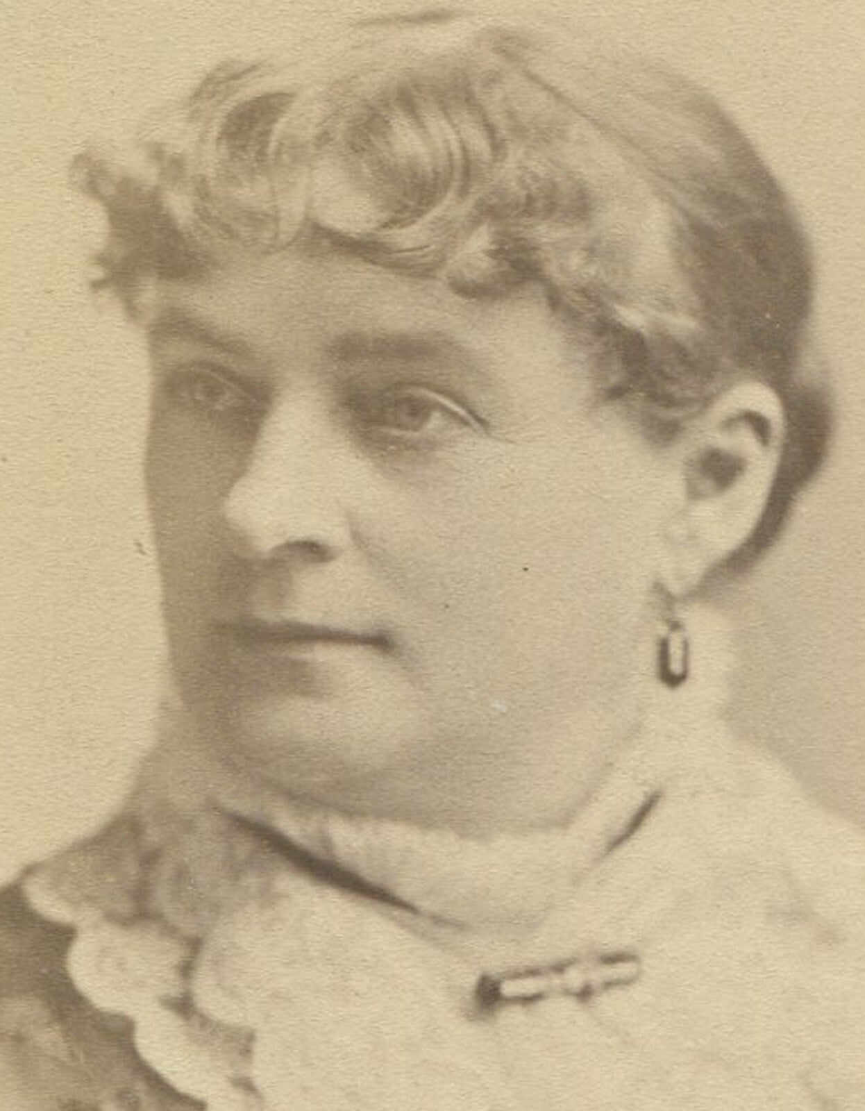 Vintage Cabinet Card Photograph: Louisa Eldridge, Actress - Signed on Back, Mora NY - Early 20th-Century Portrait