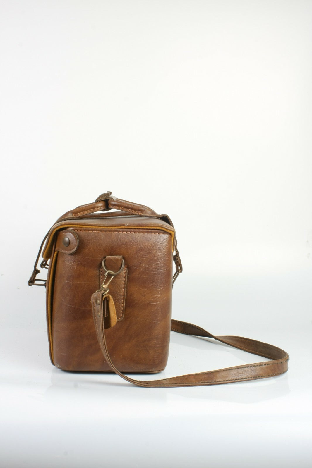 Leather Vintage Camera Bag with Camera Case