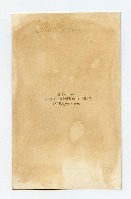 Anthony Ashley Cooper VII Earl of Shaftesbury CDV by H. Hering London
