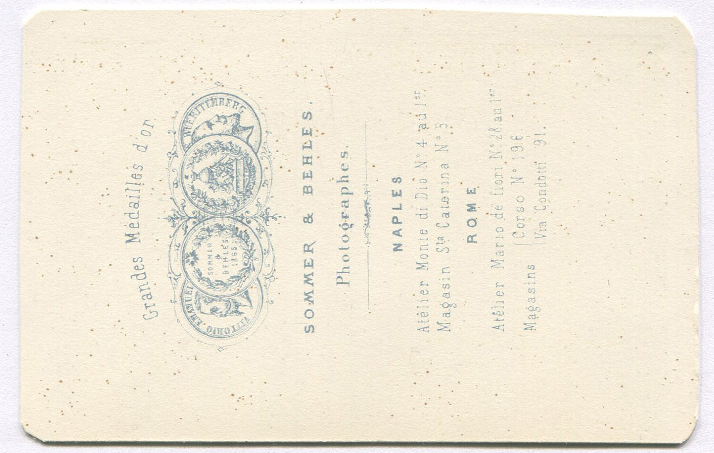 MT VESUVIO, NAPOLI, ITALY. CDV.