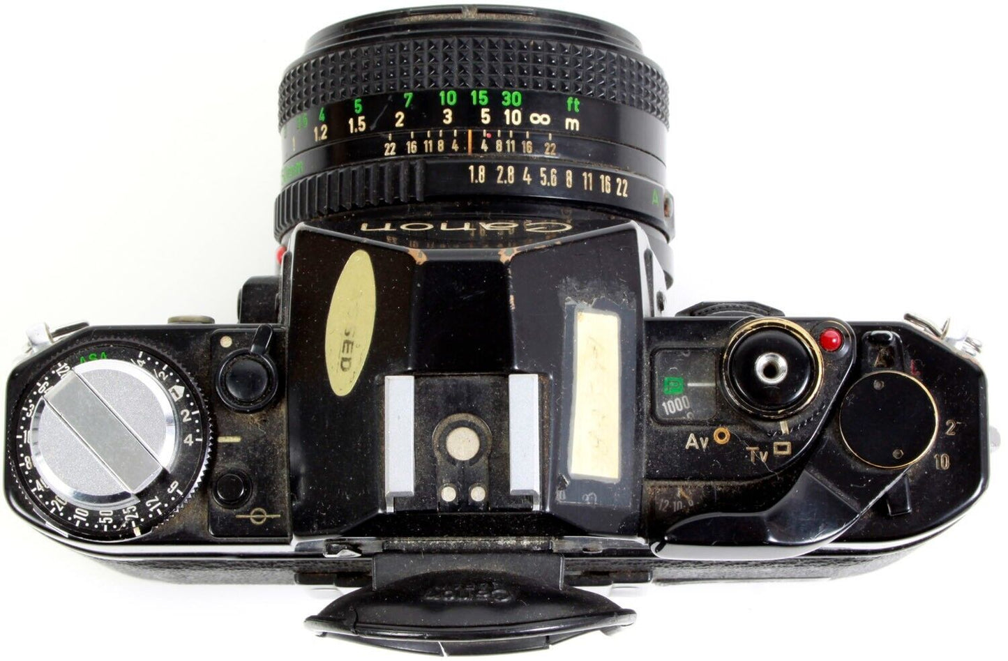 Canon A-1 35mm Film Camera with 50mm f/1.8 FD Lens