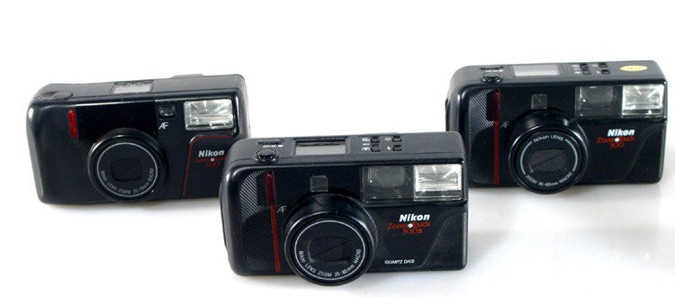 LOT OF 3 NIKON CAMERAS FOR PARTS