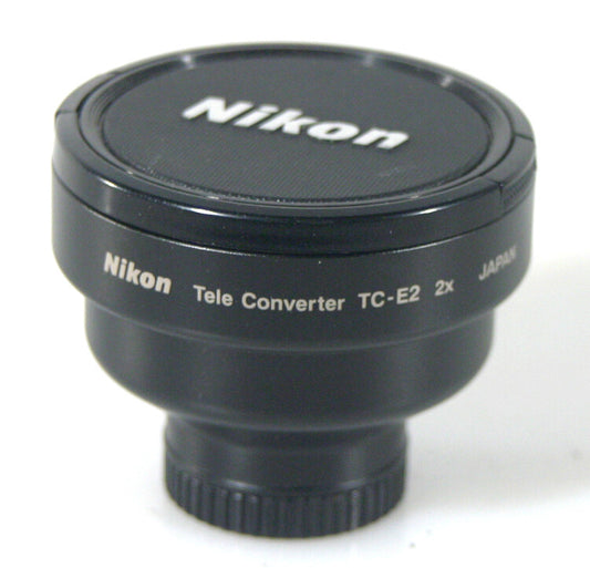 NIKON TELECONVERTER TC-E2 2X WITH FRONT AND REAR CAPS