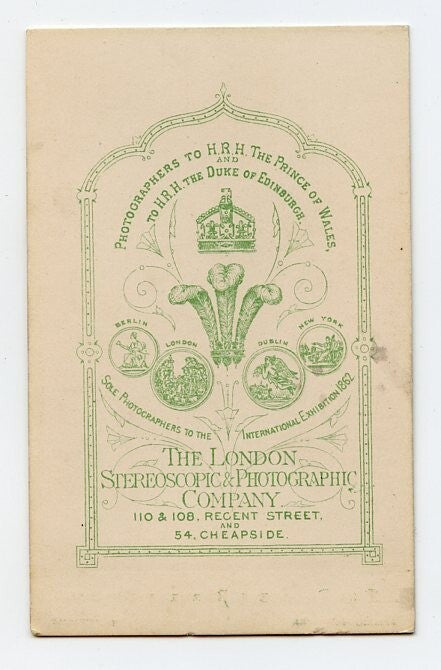The Baroness Burdett Coutts Carte De Visite By London Stereoscopic Co