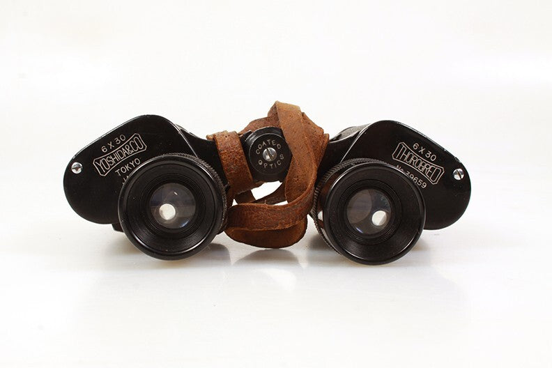 Vintage Yoshida & Co Thorobred 6x30 Binoculars With Case