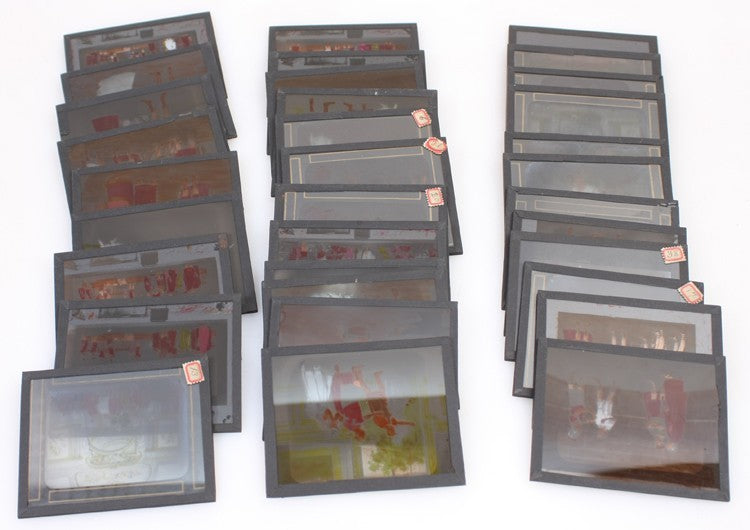 Shakespeare and Cleopatra - Set of 34 Lanterns Slides (Photo On Glass)