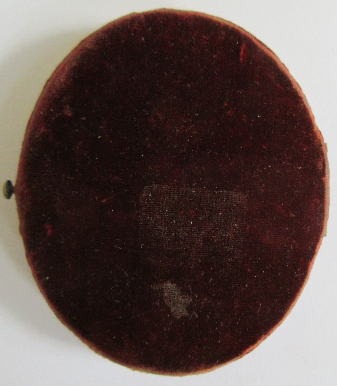 MAN,FISHERMAN CAP, BOW TIE. TINTED, PAINTED BACKGROUND, 9TH PLATE OVAL TINTYPE,