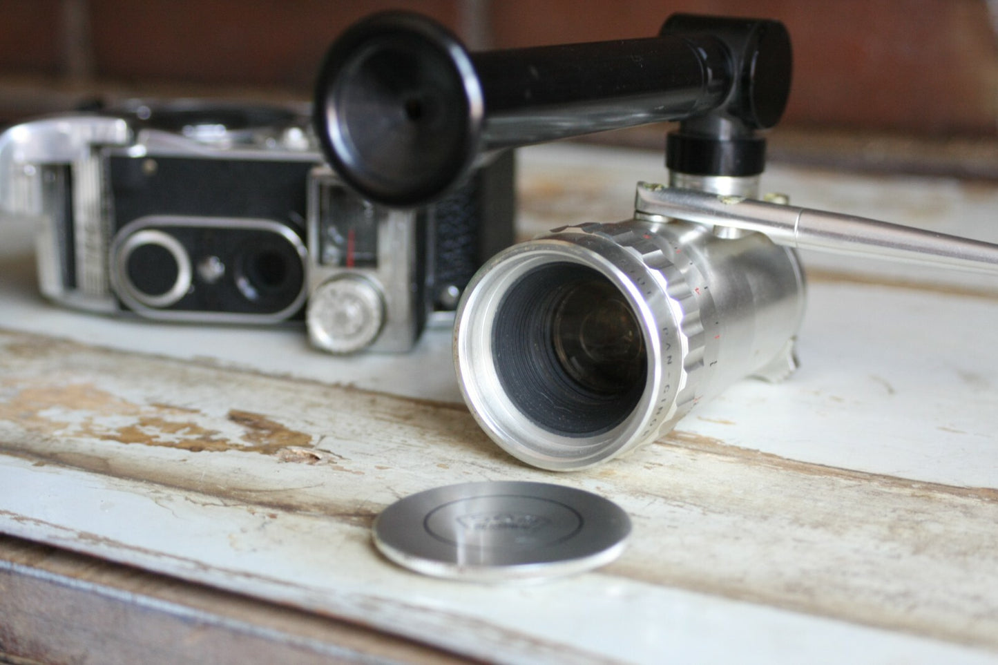 Paillard Bolex B-8L 8mm Movie Camera w/ Cine Lens & Pistol Grip