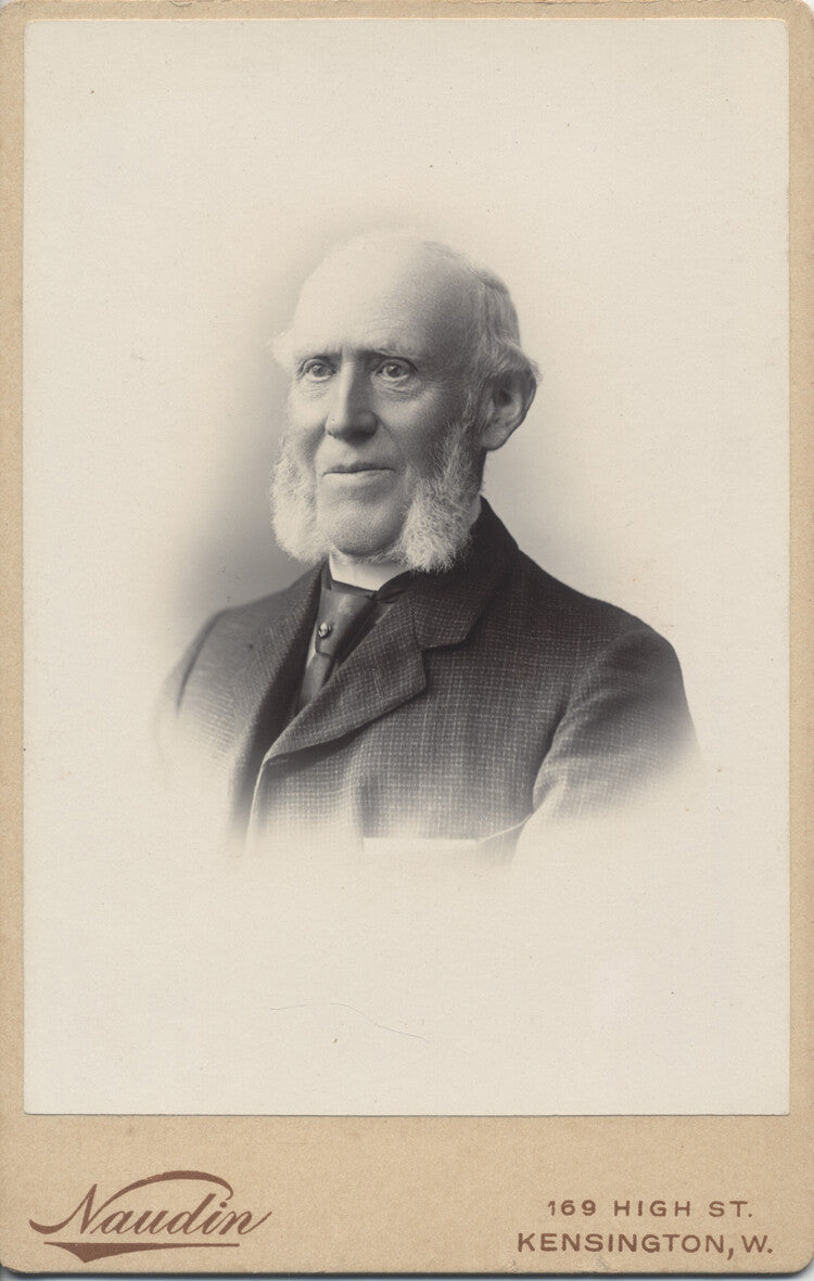 PORTRAIT OF MAN W/ IMPRESSIVE MUTTON CHOPS - KENSINGTON, ENGLAND