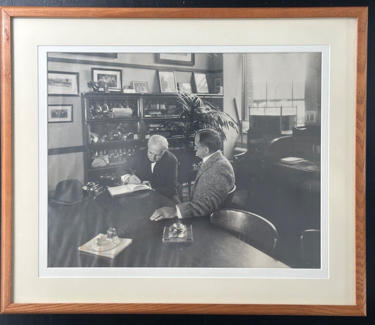 Vintage Original Silver Print Thomas Edison 1906 Double Matted Archival Framed