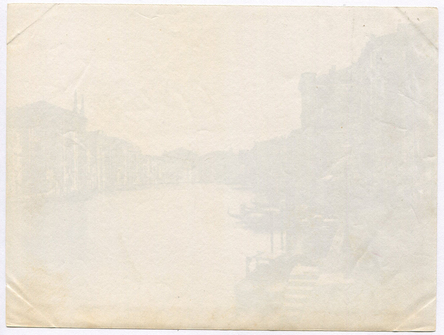 Vintage Venice Canal Photo - Unmounted Albumen Print with Gondolas & Historic