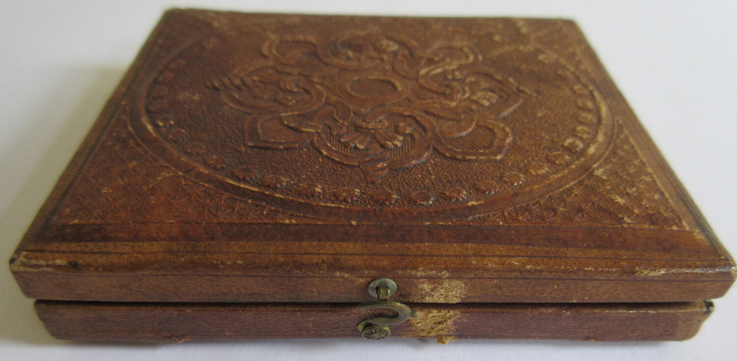 RARE DAGUERREOTYPE OF PAINTING, WOMAN. 6TH PLATE, FULL CASE.