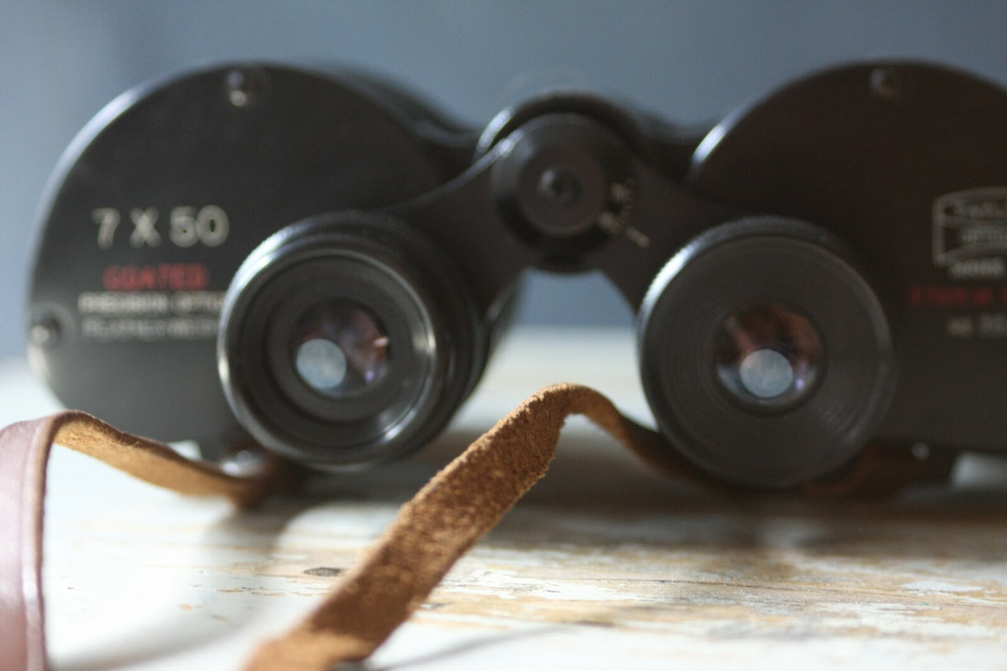 Taylor Opt Co Mark II 7X50 Binoculars with Leather Case
