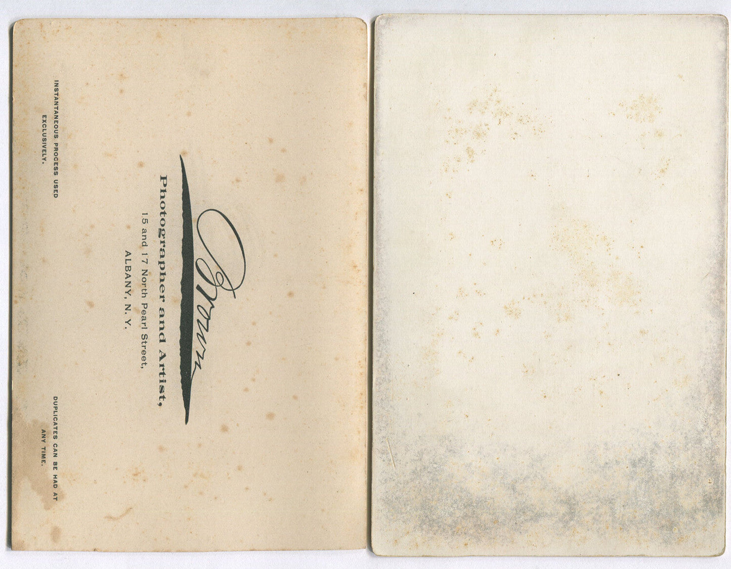 Vintage Portraits 6-Pack: 4 Cabinet Cards from Albany NY, Original Photos,