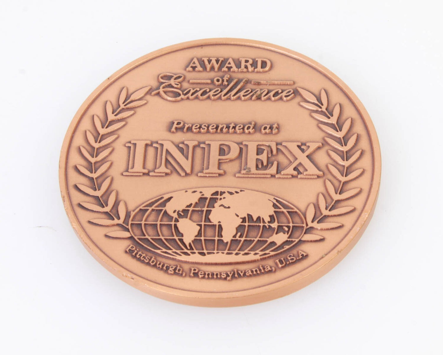 PITTSBURGH INPEX AWARD OF EXCELLENCE COIN (COPPER)