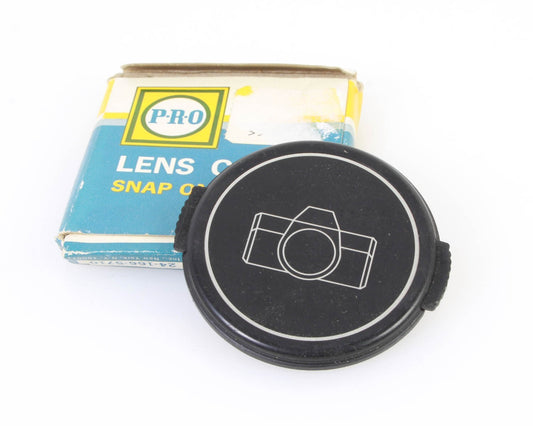 58mm LENS CAP, P.R.O. IN ORIGINAL BOX, USED