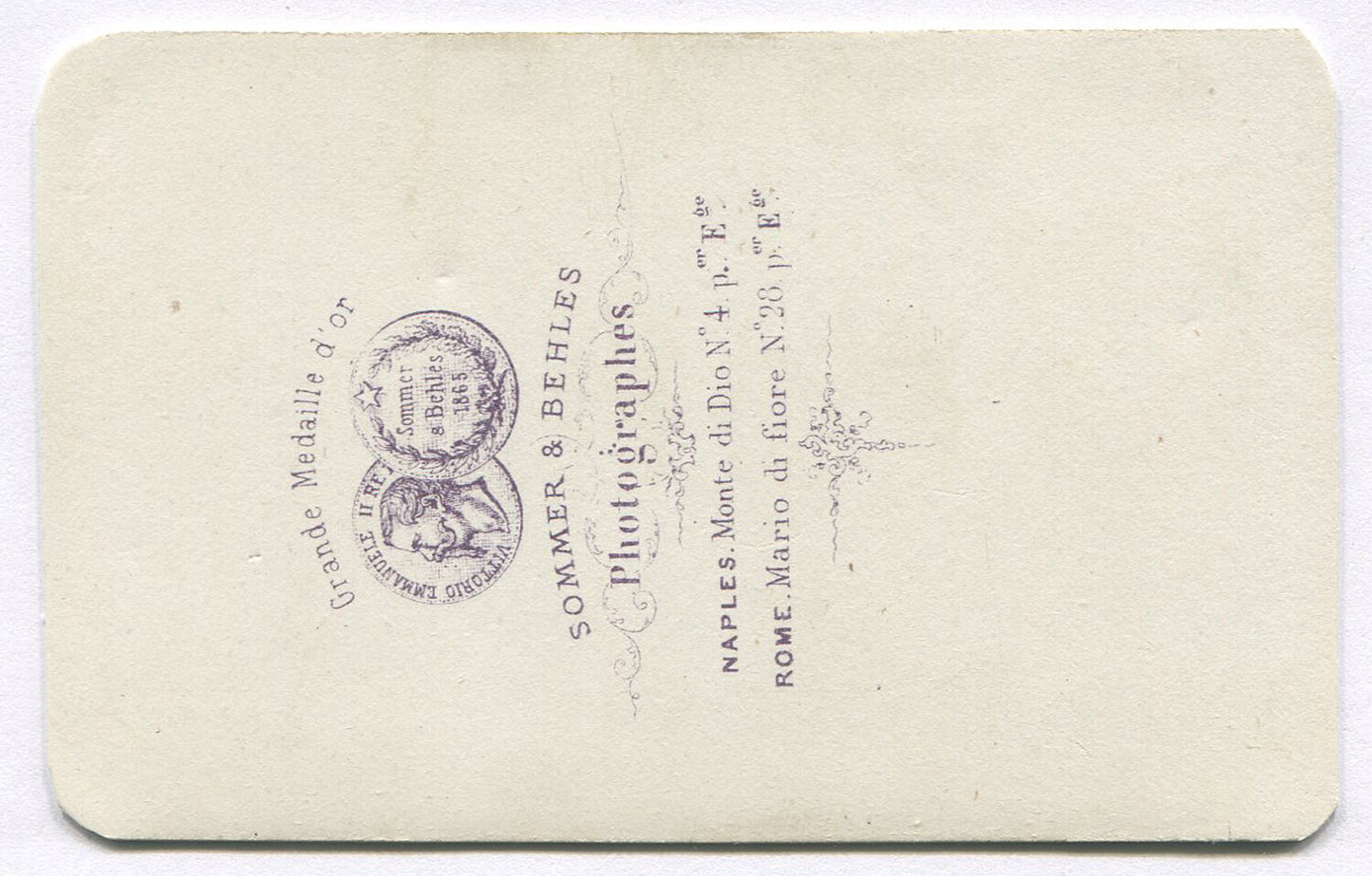 THEATRE ST CARLO, NAPOLI, ITALY. EXTERIOR. CDV.