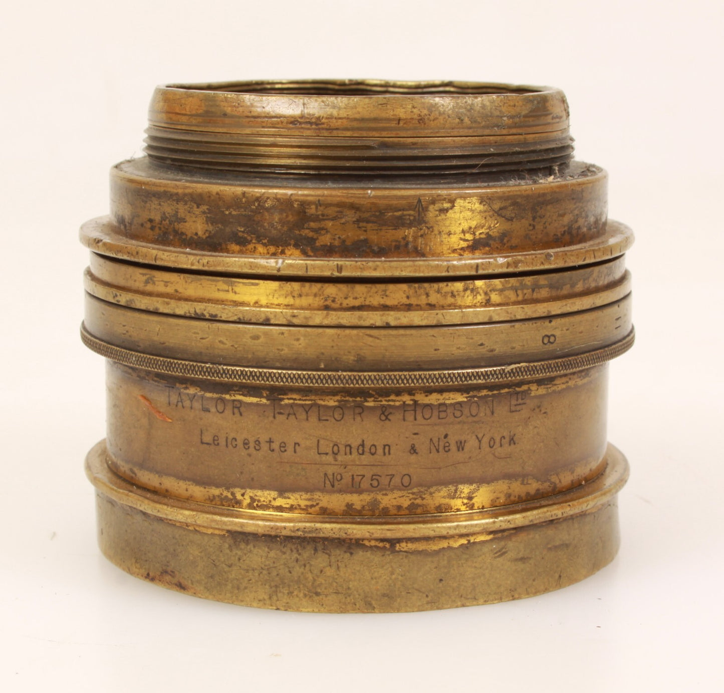 Brass Cooke Lens Series V 1895-1896 10 EQ Focus 13.3