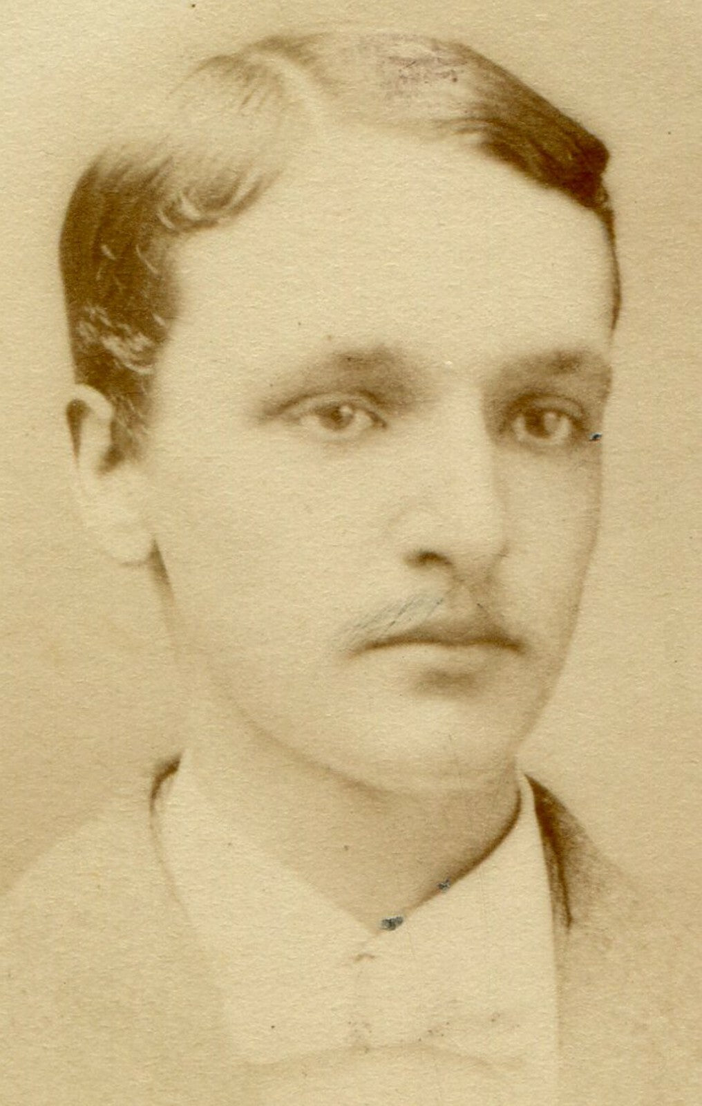 YOUNG MAN W/SOFT FEATURES. CDV. CHESTER, PA.