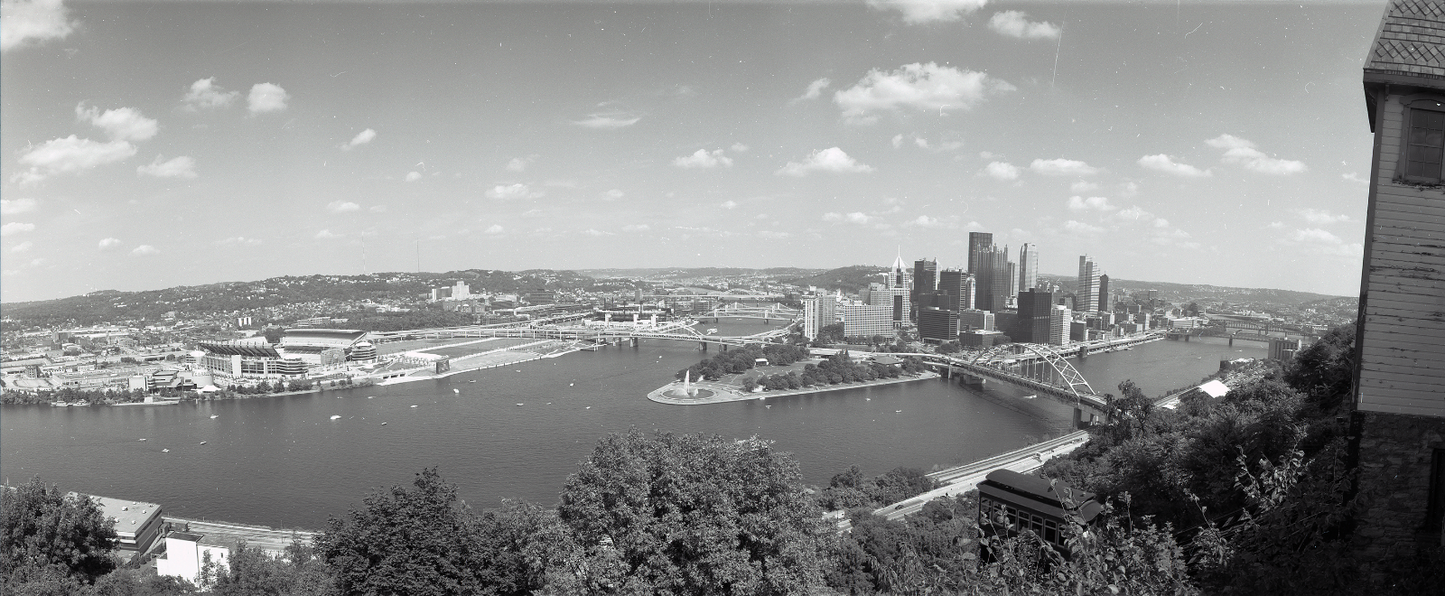 11x14 REPRINT of Panoramic View of Pittsburgh from Mount Washington, Incline