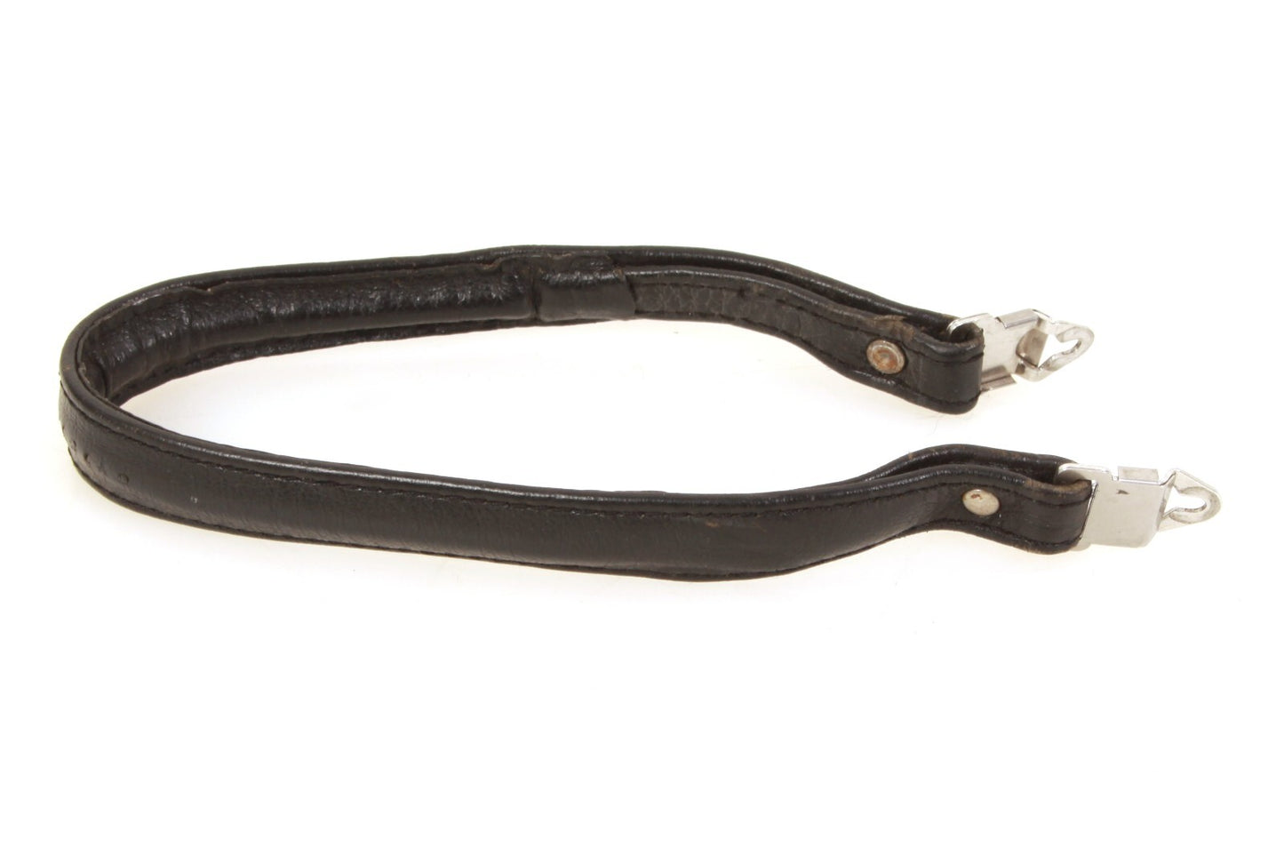 Vintage Hasselblad Padded Leather Wrist Strap - Black, 14in, 5/8in Wide, Used