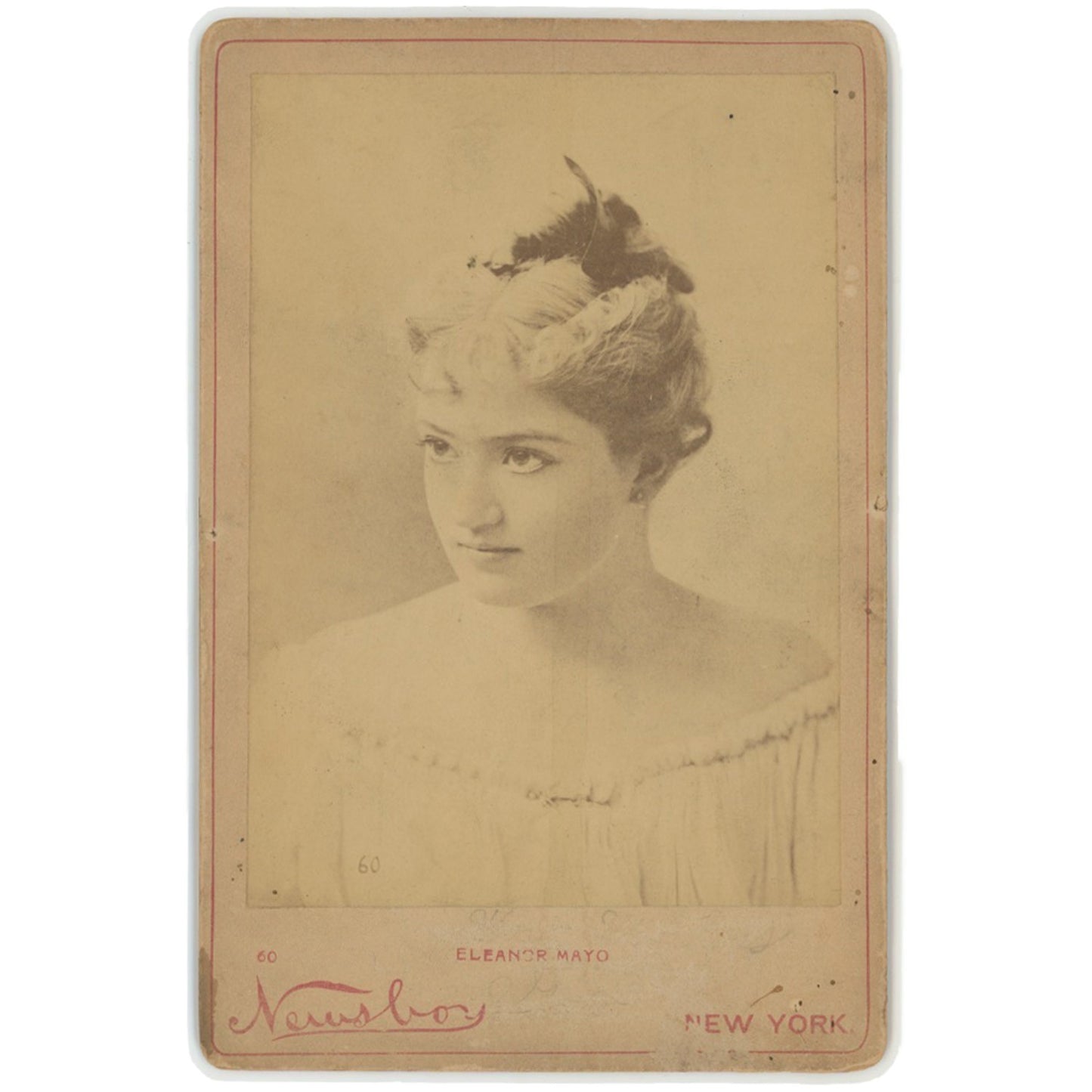VINTAGE CABINET CARDS (4) - ACTRESS PAULA EDWARDS, ELEANOR MAYO, ISABELLE IRVING
