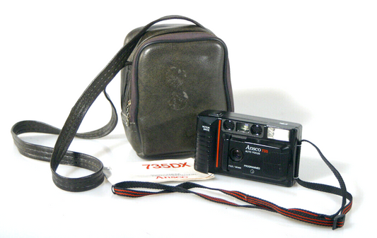 ANSCO 735 CAMERA WITH ORIGINAL MANUAL AND VINTAGE CASE