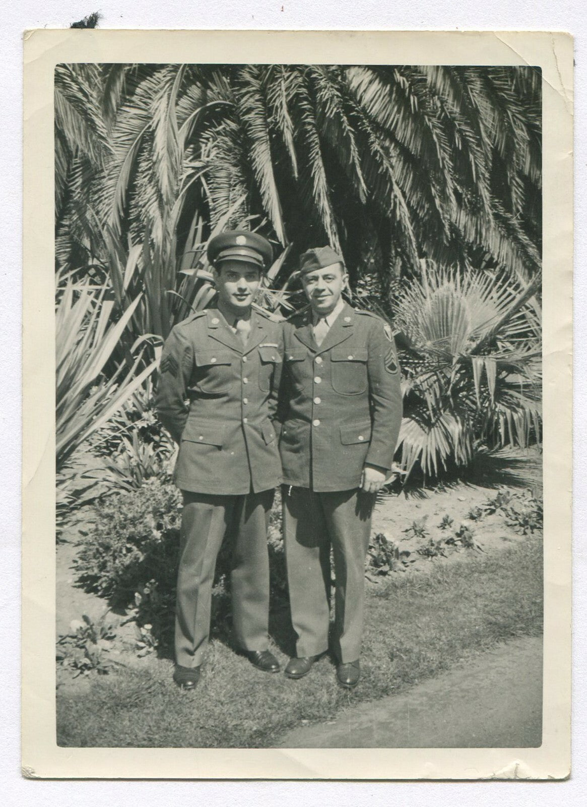 WWII U.S. MILITARY IN EUROPE. 2-8X10, 1-4.5X3.25 B&W PRINTS, VINTAGE.