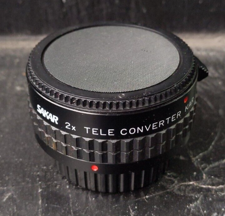 SAKAR 2X TELECONVERTER KAR, K-mount to K-mount