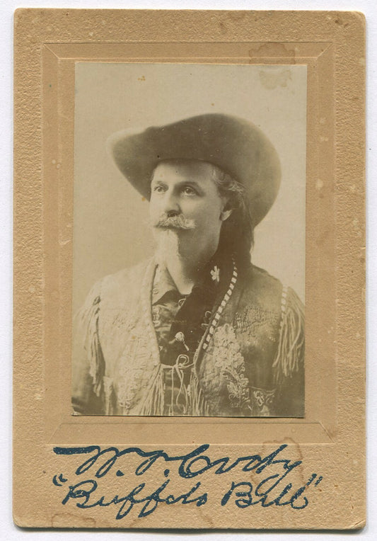 BUFFALO BILL, WILLIAM F. CODY. CABINET CARD