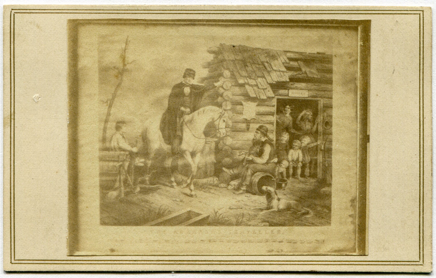 CDV OF PAINTING.