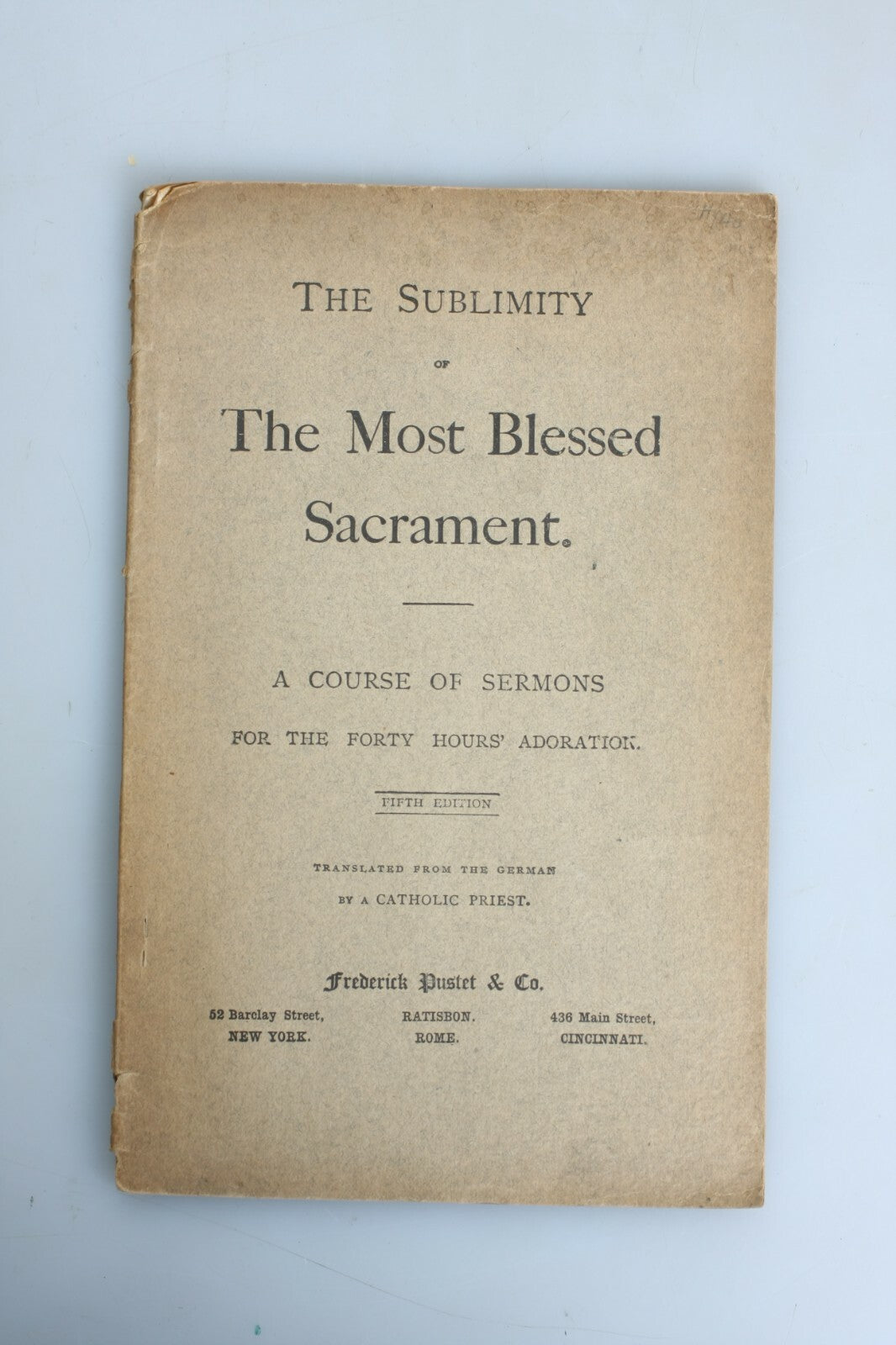 Vintage Religious Books Set of 5 - 19th-20th Century