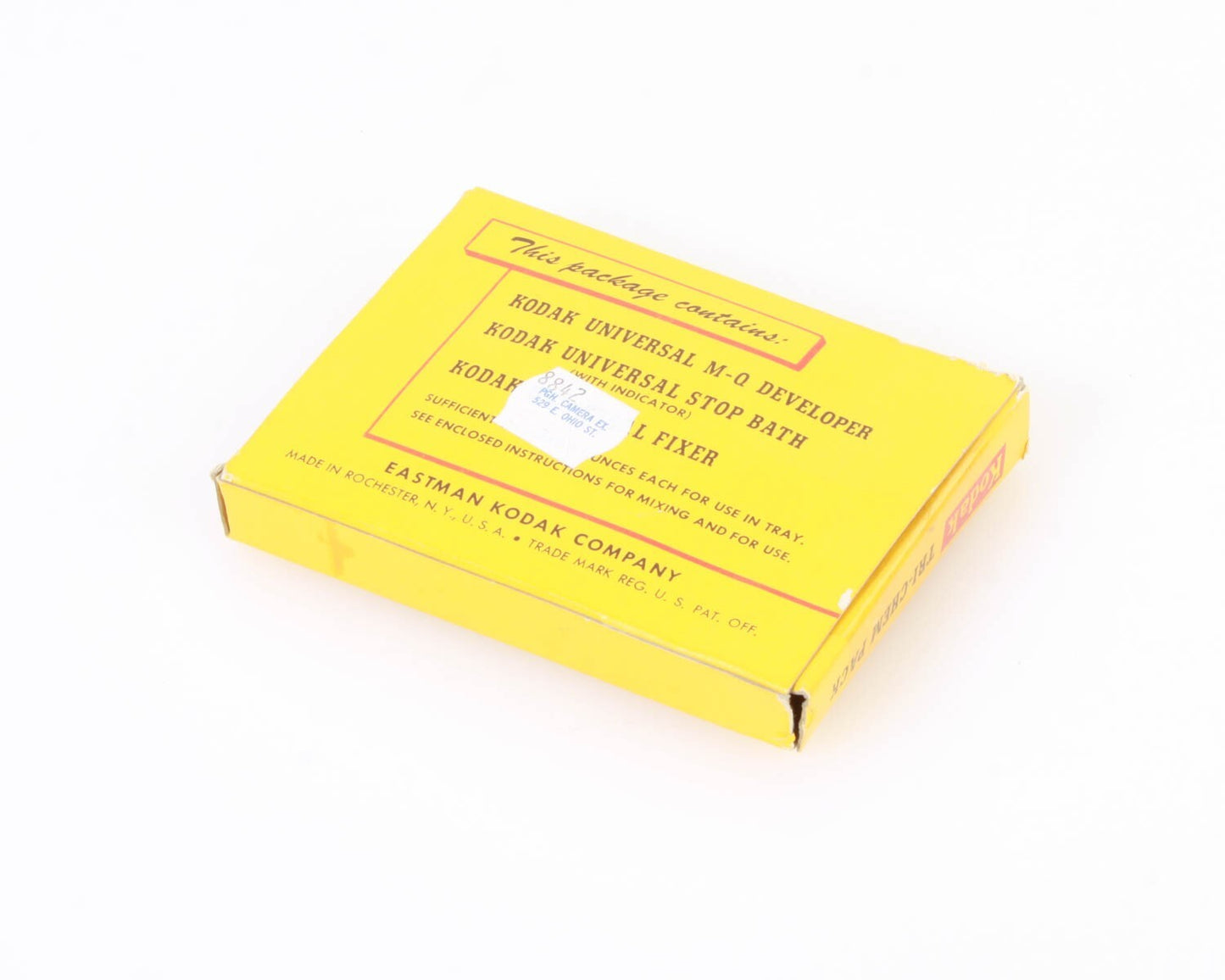 VINTAGE KODAK TRI CHEM PACK: DEVELOPER, STOP & FIX (AS-IS)