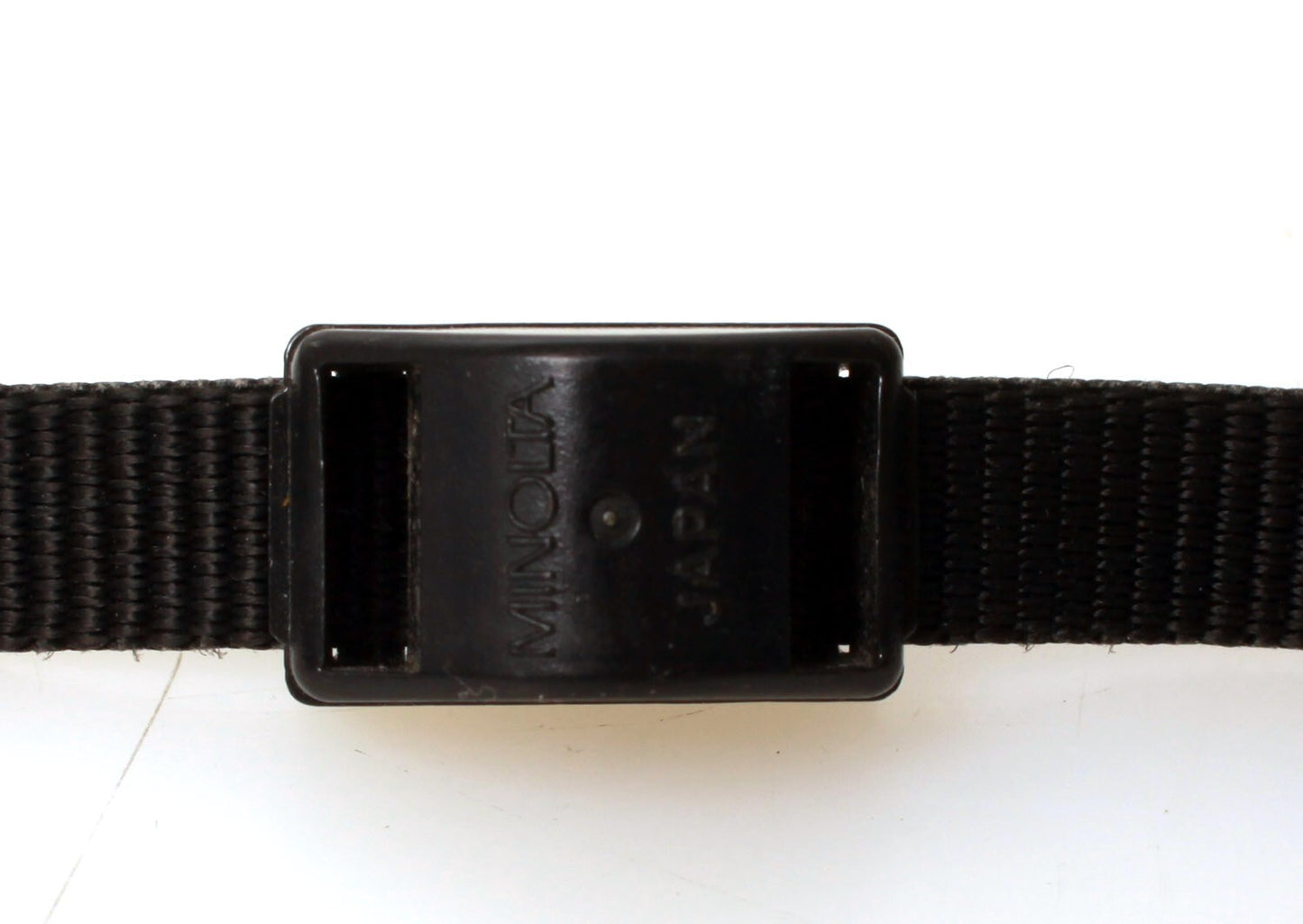 Vintage Minolta Camera Strap, Thin, Black, 1970s