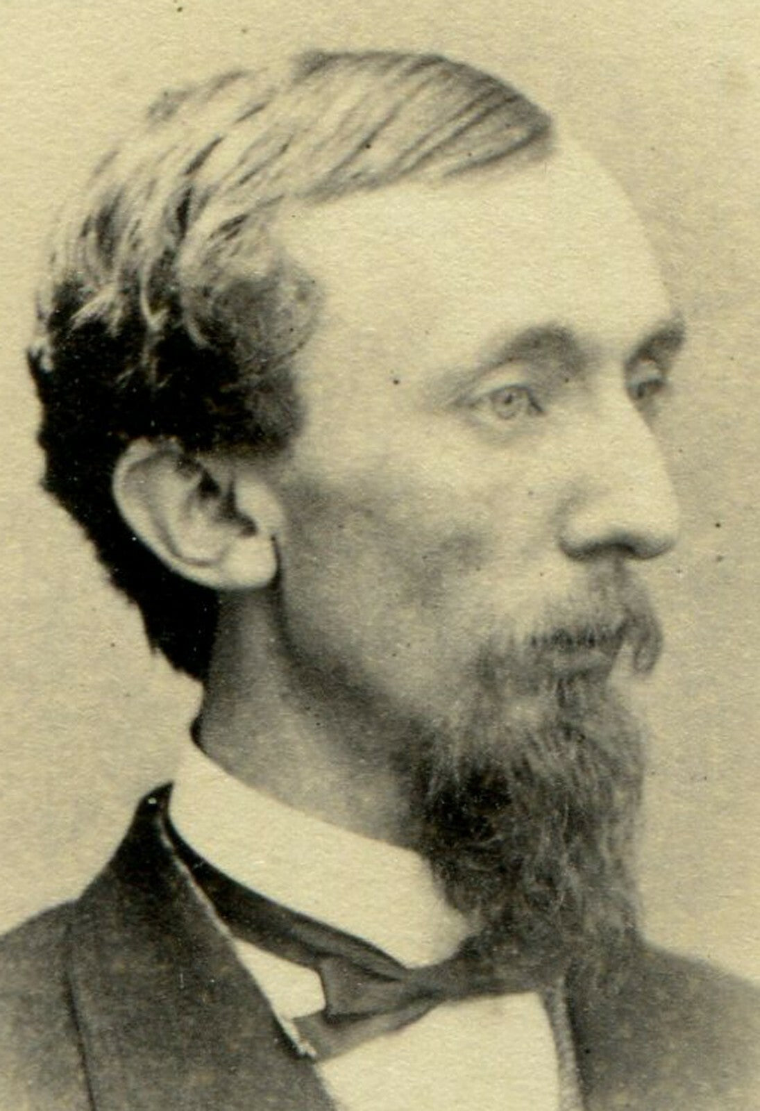 LONG FACED MAN W/LONG BEARD. CDV. WASHINGTON, D.C.