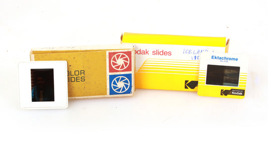 Color Slides 1974-1982 Portraits of a Man/Iceland Landscapes
