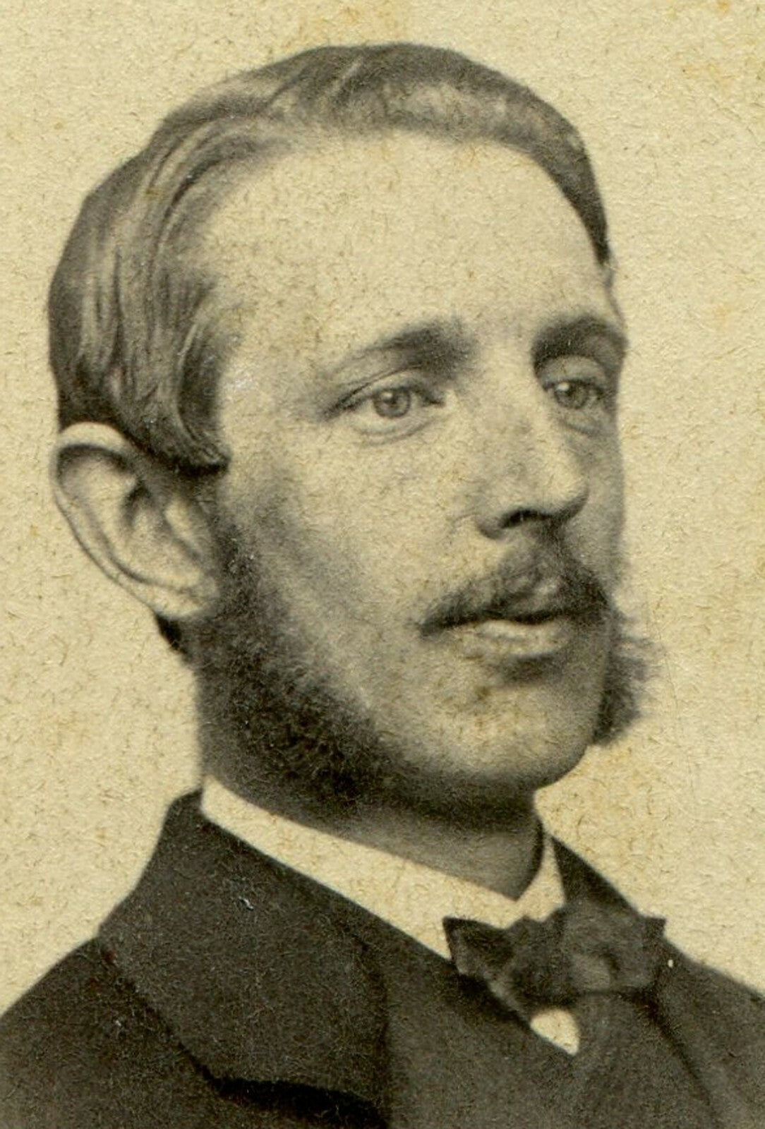 MAN W/MUTTON CHOPS AND BIG EARS. CDV. PROVIDENCE, R.I.