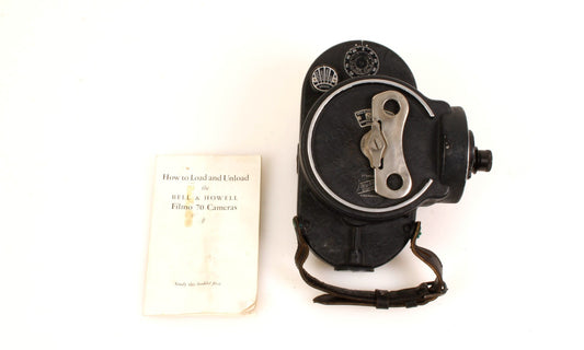 Antique 1935 Bell & Howell Filmo 70-E 16mm Automatic Cine-Camera Movie Camera