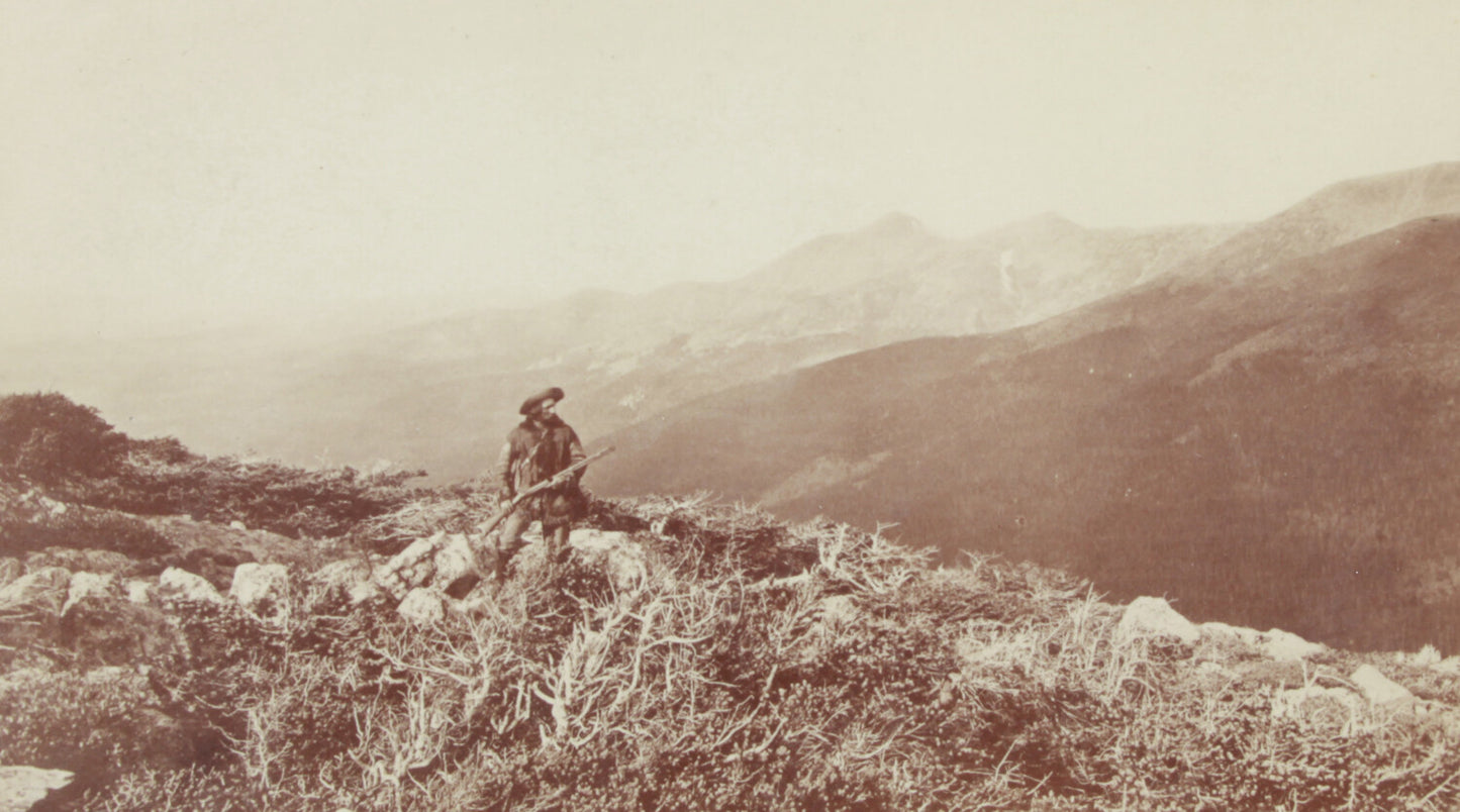 HENRY YOUNT, 1ST PARK RANGER, YELLOWSTONE. ALBUMEN, 8X10 FRAME, ARCHIVAL MATTING
